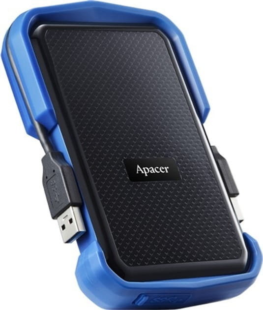 Внешний жесткий диск 2.5" USB 1.0TB Apacer AC631 Black/Blue (AP1TBAC631U-1)