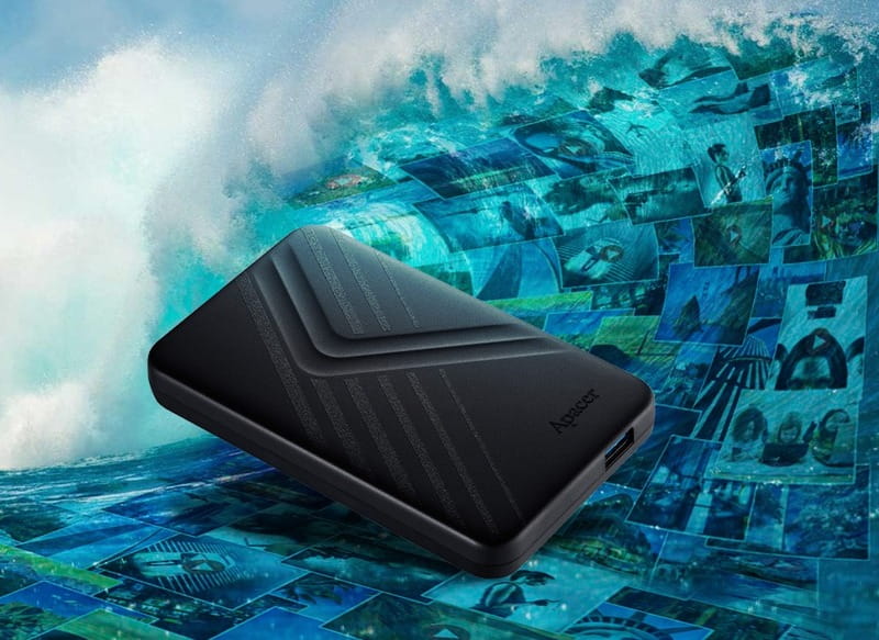 Внешний жесткий диск 2.5" USB 1.0TB Apacer AC236 Black (AP1TBAC236B-1)