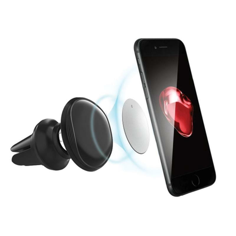 Держатель автомобильный СolorWay магнитный Metallic Air Vent-4 Black (CW-CHM09-BK)