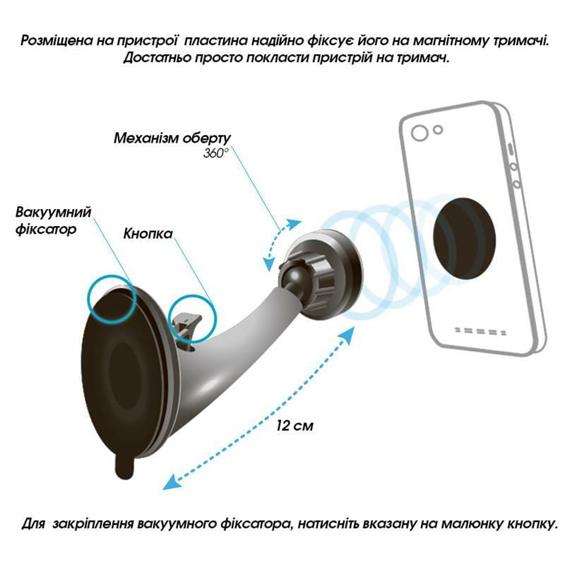 Держатель автомобильный Global M07SM (1283126473630)