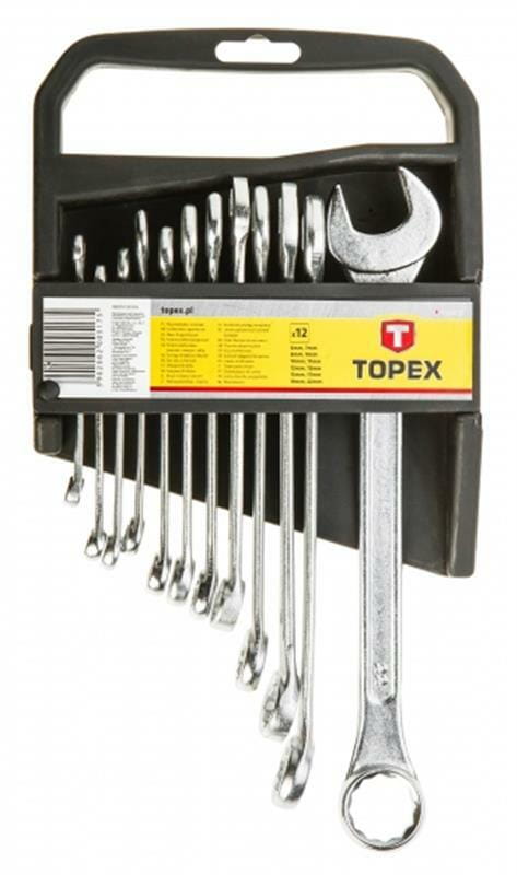 Набір ключів комбінованих Topex 12 одиниць (35D375)