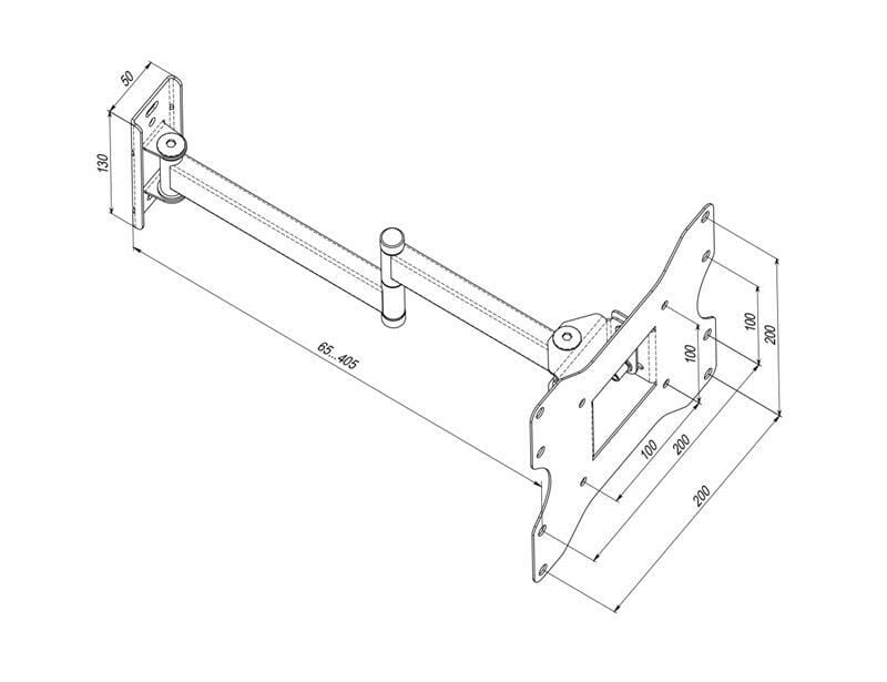 Кронштейн KSL Simpler 27ET (VESA200х200)