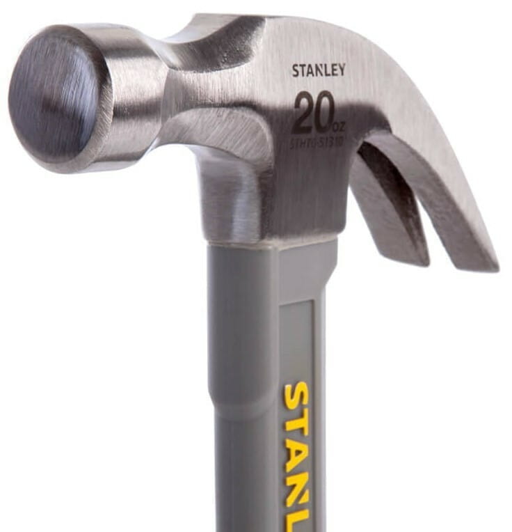 Молоток с загнутым гвоздодером Stanley Fiberglass DIN 560 г (STHT0-51310)