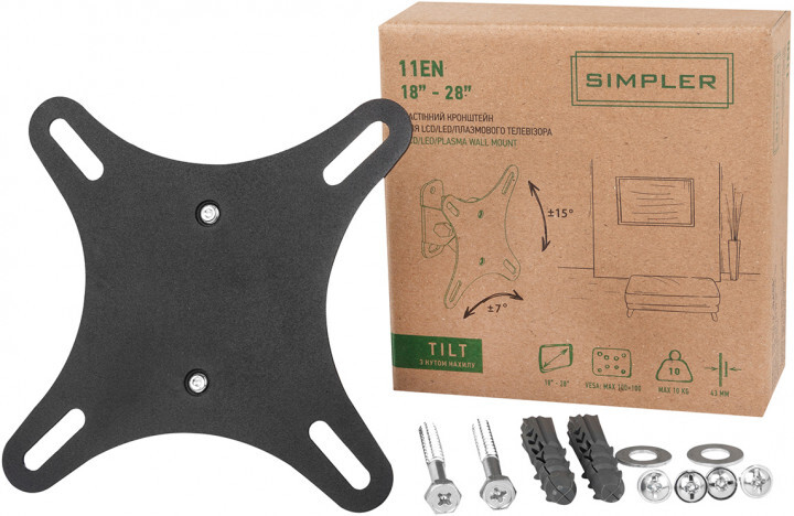 Кронштейн KSL Simpler 11EN (VESA100х100)