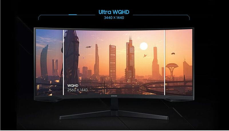 Монитор Samsung 34" Odyssey G5 (LC34G55TWWIXCI) VA Black Curved 165Hz