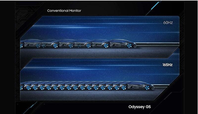 Монитор Samsung 34" Odyssey G5 (LC34G55TWWIXCI) VA Black Curved 165Hz
