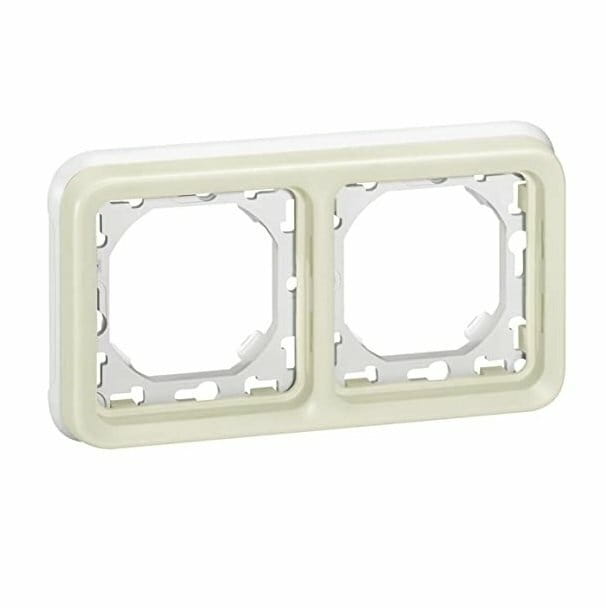 Рамка Legrand Plexo (069694) подвійна, White