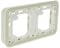 Фото - Рамка Legrand Plexo (069694) подвійна, White | click.ua