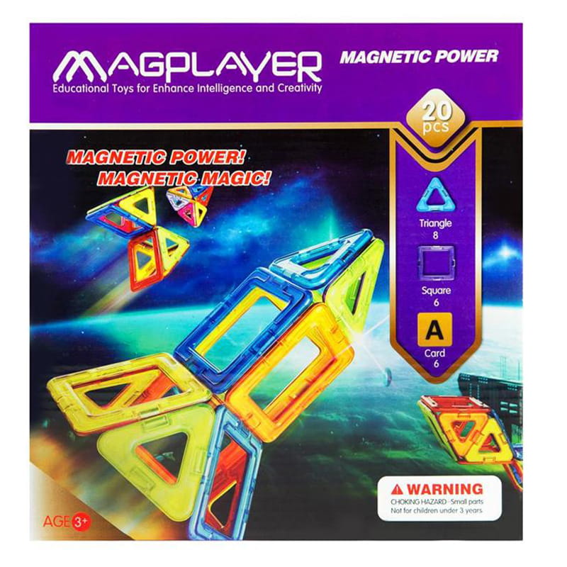 Конструктор MagPlayer магнітний набір (MPA-20)