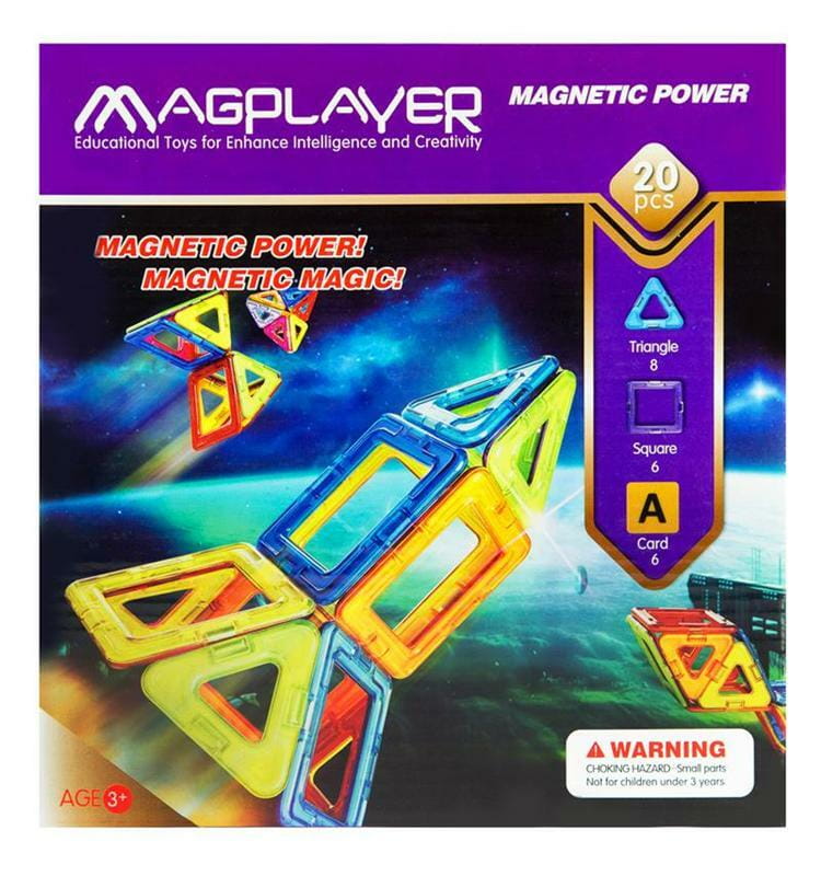 Конструктор MagPlayer магнитный набор (MPA-20)