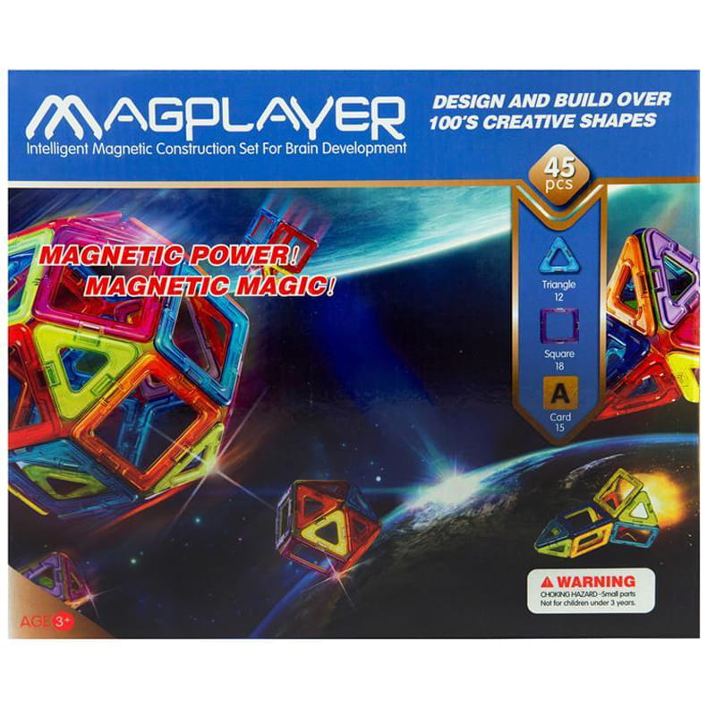 Конструктор MagPlayer магнітний набір (MPA-45)