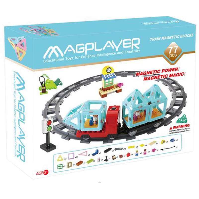 Конструктор MagPlayer магнитный набор (MPH2-77)