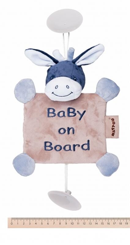 Мягкая игрушка Nattou Ослик Алекс Baby on Board (321341)