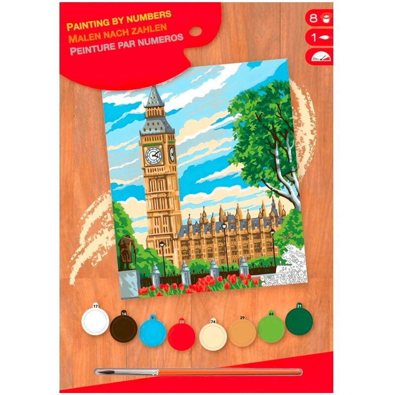 Набір для творчості Sequin Art Painting by numbers Junior Big Ben (SA1331)