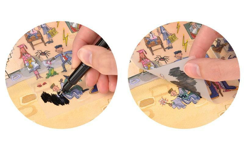 Перевідні наклейки Scribble Down Школа магії (SD/05)