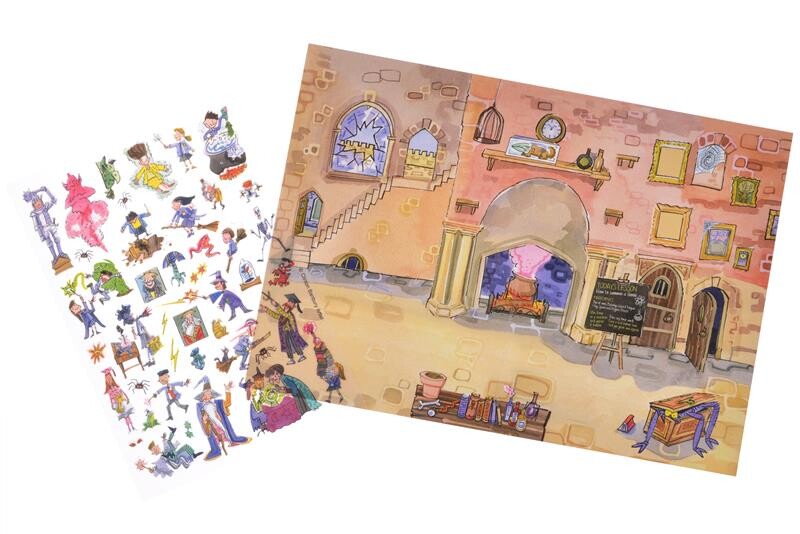 Перевідні наклейки Scribble Down Школа магії (SD/05)