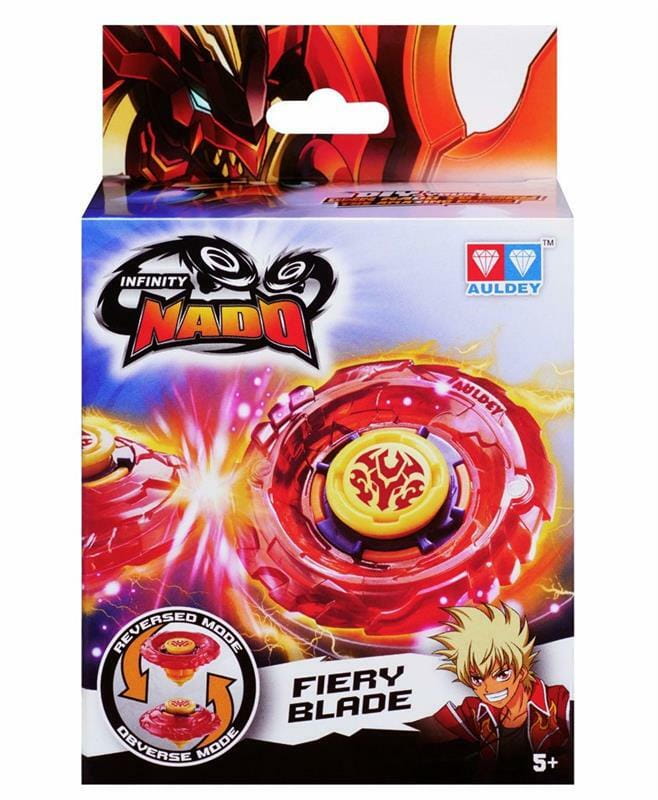 Дзига Auldey BeyBlade Infinity Nado Пластик Fiery Blade з пристроєм запуску (YW624102)