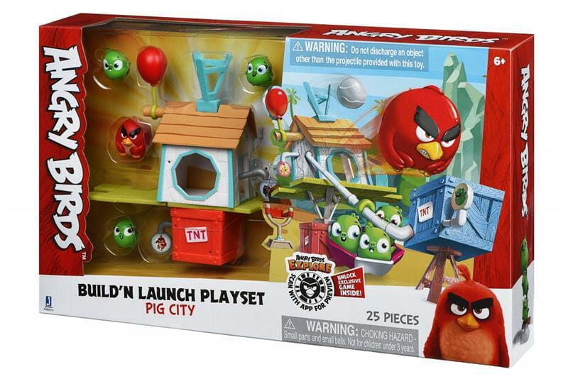 Ігровий набір Jazwares Angry Birds ANB Medium Playset (Pig City Build ...