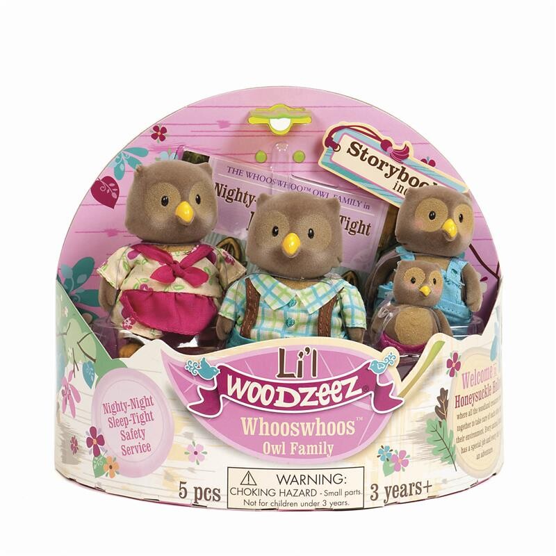 Набір фігурок Lil Woodzeez Сім`я Сов (6007M)