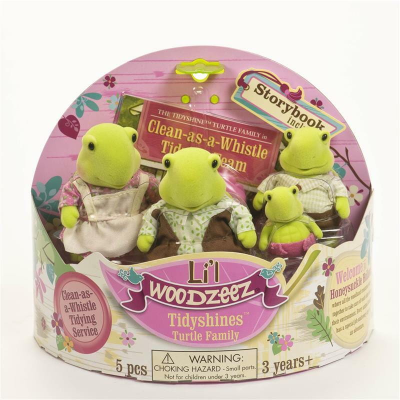 Набор фигурок Lil Woodzeez Семья Черепашек (6005M)