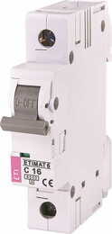 Вимикач автоматичний ETI ETIMAT 6 1p С 16А (6 kA) (2141516)