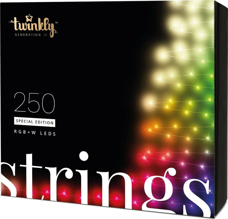Smart LED гирлянда Twinkly Strings RGBW Gen II (TWS250SPP-BEU) 250LED, 20м, BT+WiFi