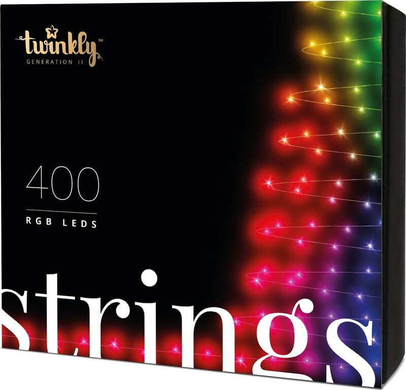 Smart LED гирлянда Twinkly Strings RGB Gen II (TWS400STP-BEU) 400LED, 32м, BT+WiFi
