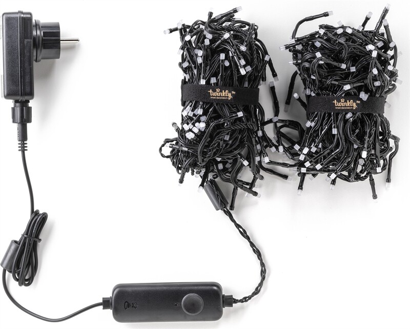 Smart LED гирлянда Twinkly Cluster RGB Gen II (TWC400STP-BEU) 400LED, 6м, BT+WiFi