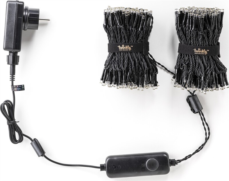 Smart LED гирлянда Twinkly Strings AWW Gen II (TWS400GOP-BEU) 400LED, 32м, BT+WiFi