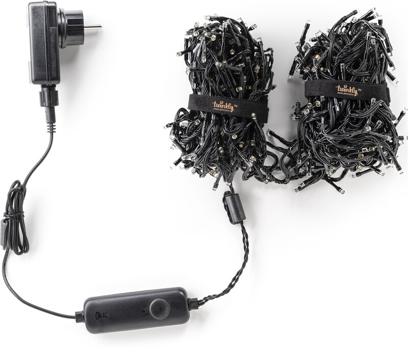 Smart LED гирлянда Twinkly Cluster AWW Gen II (TWC400GOP-BEU) 400LED, 6м, BT+WiFi