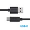 Фото - Кабель Choetech USB - USB Type-C (M/M), 1 м, Black (AC0002) | click.ua