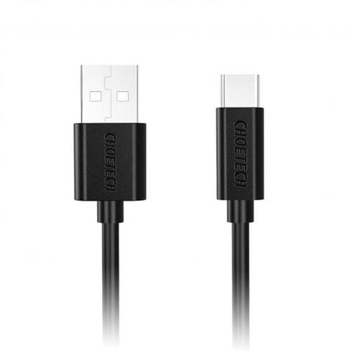 Photos - Cable (video, audio, USB) Choetech Кабель  USB - USB Type-C (M/M), 1 м, Black  AC0002 (AC0002)