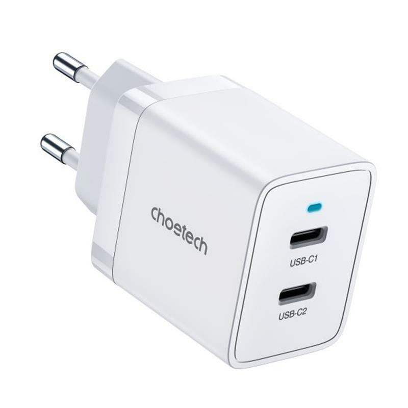 Сетевое зарядное устройство Choetech White (Q5006-EU-WH)