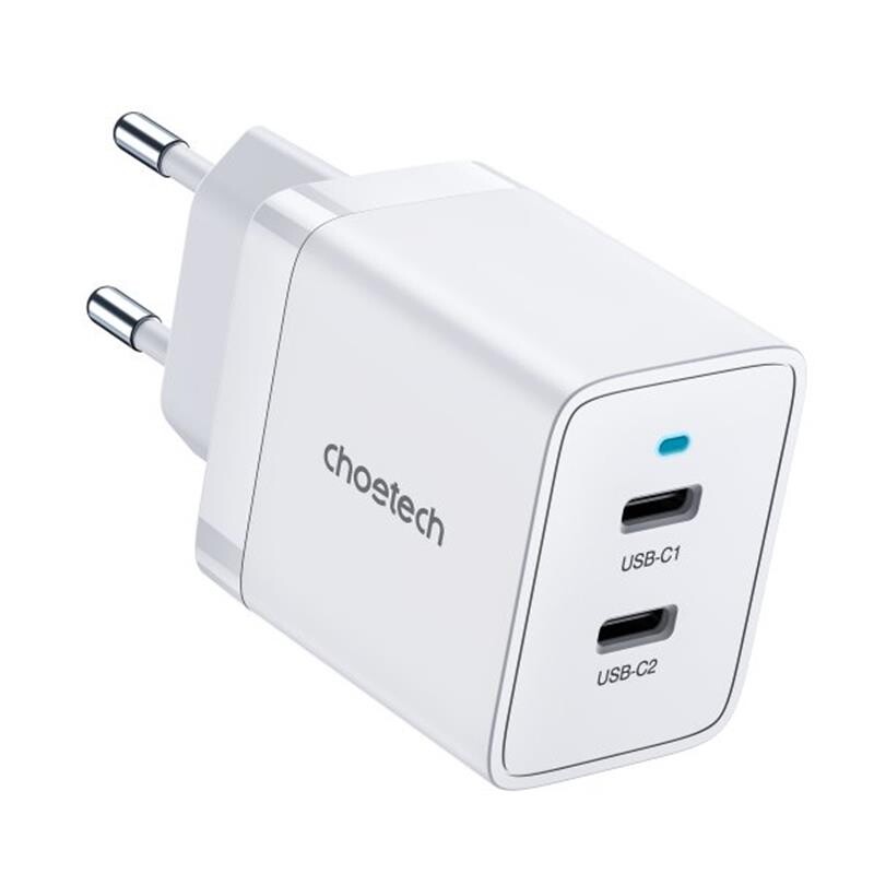 Сетевое зарядное устройство Choetech White (Q5006-EU-WH)