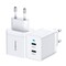 Фото - Сетевое зарядное устройство Choetech White (Q5006-EU-WH) | click.ua