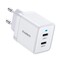 Фото - Сетевое зарядное устройство Choetech White (Q5006-EU-WH) | click.ua