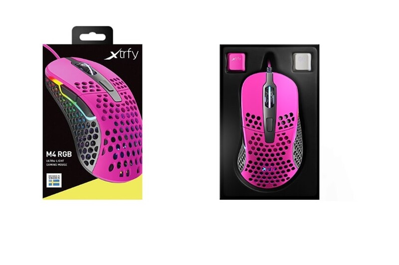 Миша Xtrfy M4 Pink (XG-M4-RGB-PINK)