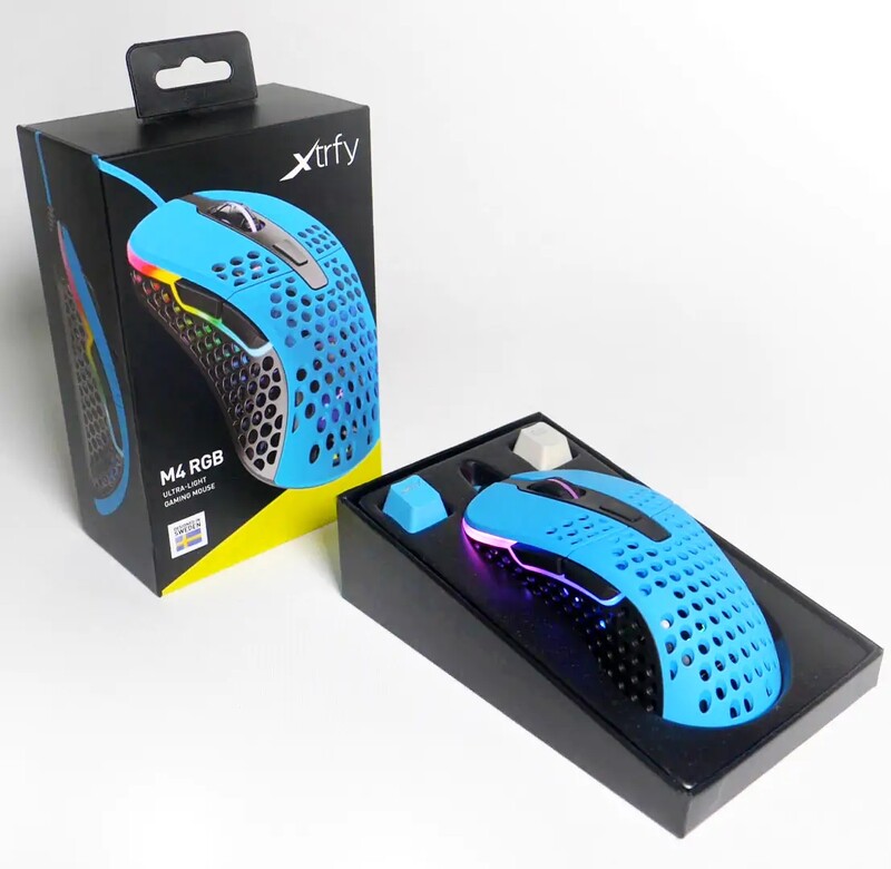 Миша Xtrfy M4 Blue (XG-M4-RGB-BLUE)