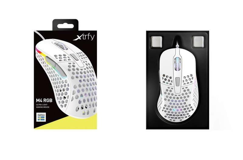 Мышь Xtrfy M4 White (XG-M4-RGB-WHITE)