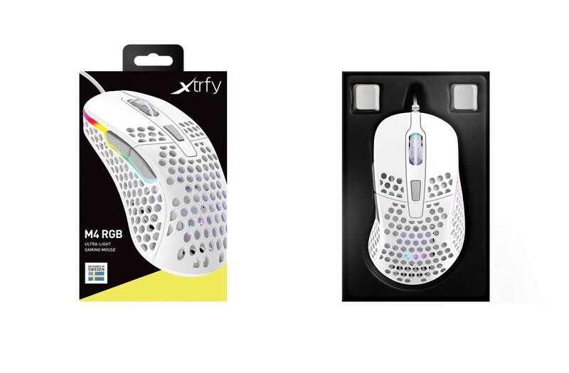 Мишка Xtrfy M4 White (XG-M4-RGB-WHITE)