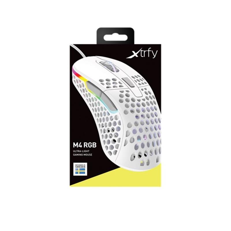 Мишка Xtrfy M4 White (XG-M4-RGB-WHITE)