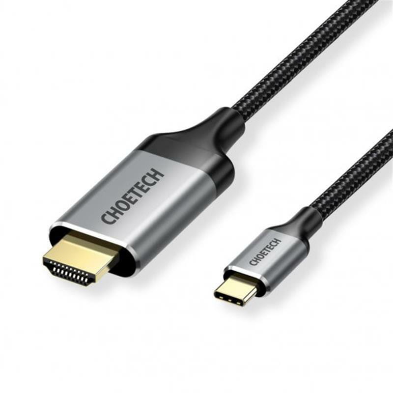 Кабель Choetech HDMI - USB Type-C (M/M), 1.8 м, Grey (CH0021-BK)