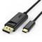 Фото - Кабель Choetech DisplayPort - USB Type-C (M/M), 1.8 м, Black (XCP-1801BK) | click.ua