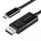 Фото - Кабель Choetech DisplayPort - USB Type-C (M/M), 1.8 м, Black (XCP-1803-BK) | click.ua