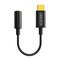 Фото - Адаптер Choetech 3.5 мм - USB Type-C (F/M), Black (AUX003-BK) | click.ua