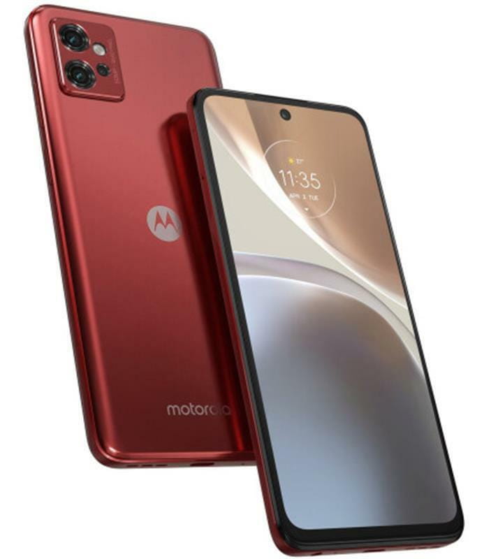 Смартфон Motorola Moto G32 6/128GB Dual Sim Satin Maroon (PAUU0026RO)