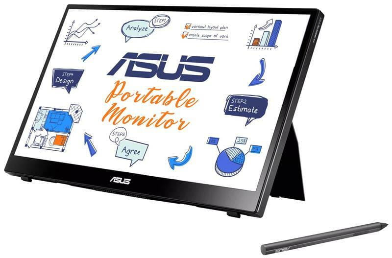 Монiтор ASUS 14" MB14AHD (90LM063V-B01170) IPS Black