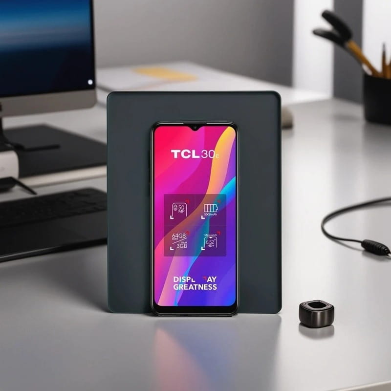 Смартфон TCL 30E (6127I) 3/64GB Dual Sim Space Gray (6127I-2ALCUA12)