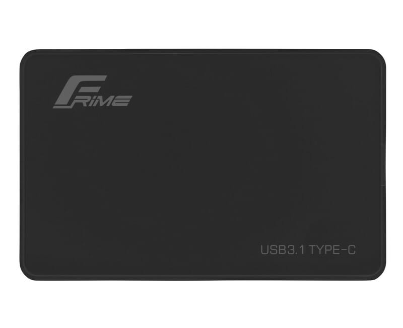 Внешний карман Frime SATA HDD/SSD 2.5", TYPE C(USB3.1), Plastic, Black (FHE10.25U31)