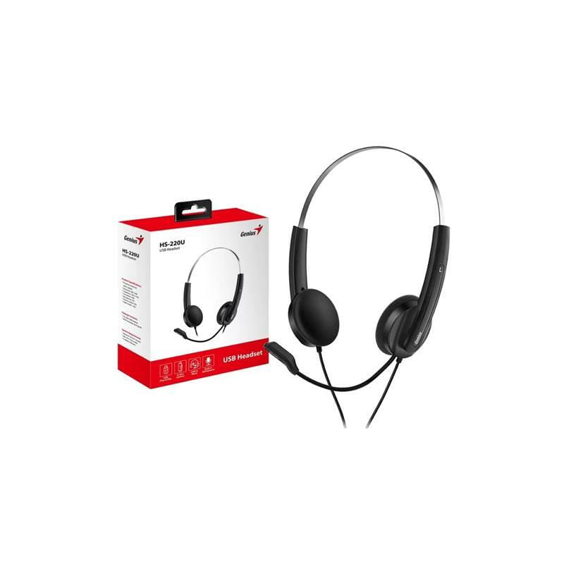 Гарнiтура Genius HS-220U Black (31710020400)